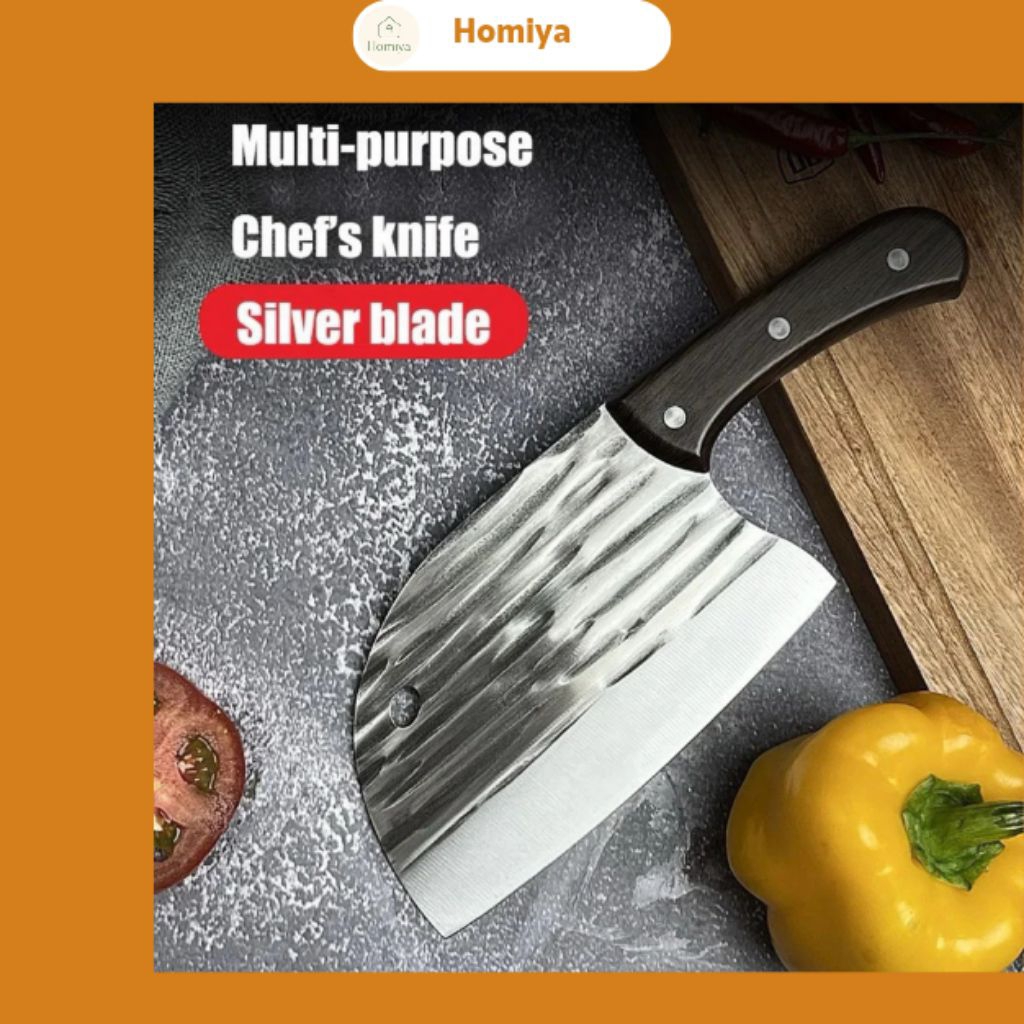 Pisau Dapur Daging Super Tajam Baja Anti Karat