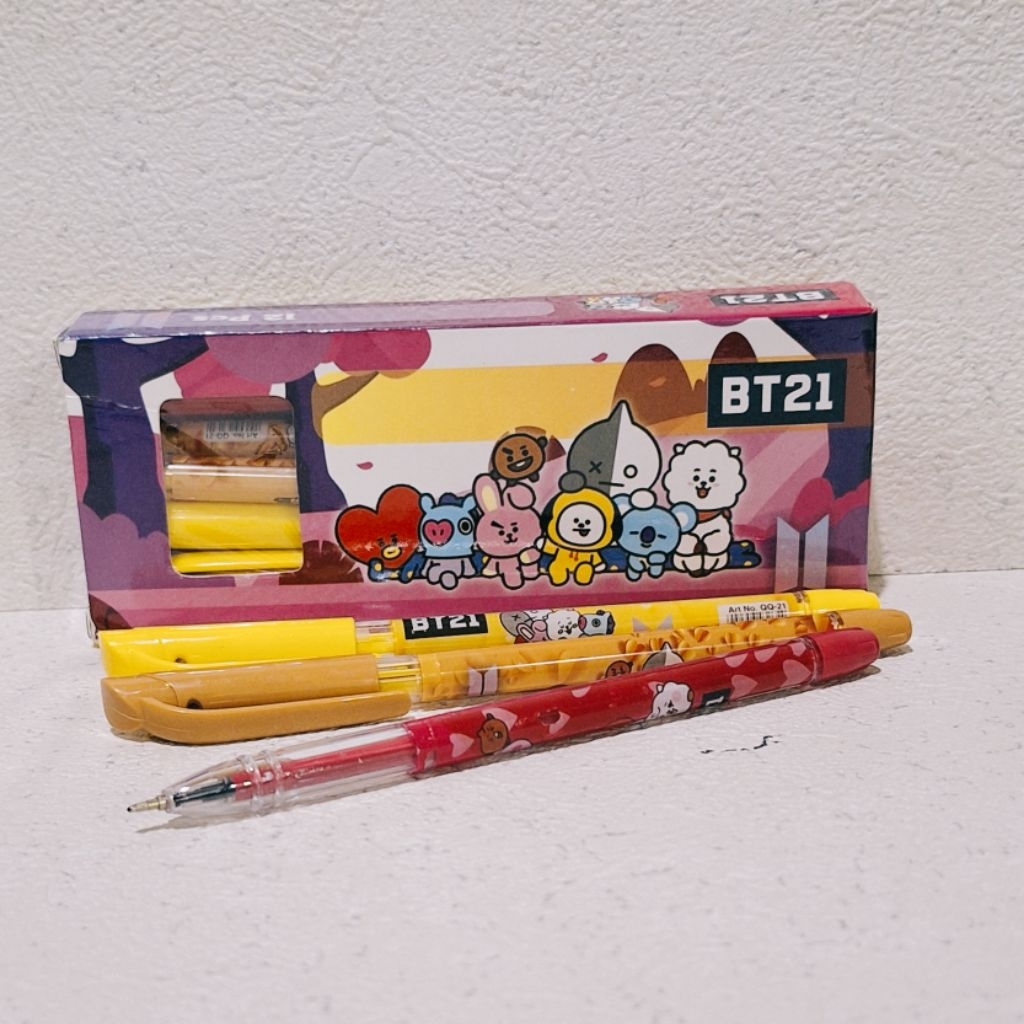 

Pensil gell fancy BT-21 / perpak