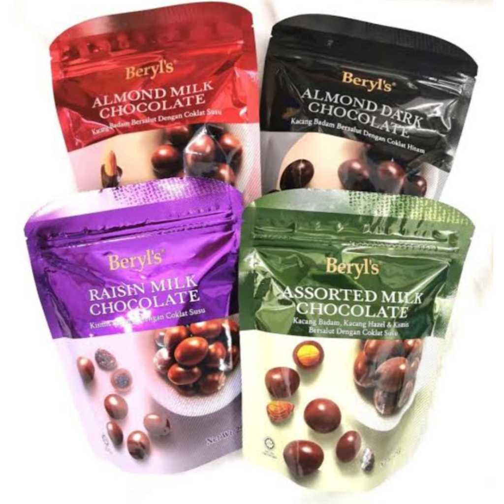 

BERYL'S Chocolate 250g Almond Dark Raisin Assorted Milk Chocolate