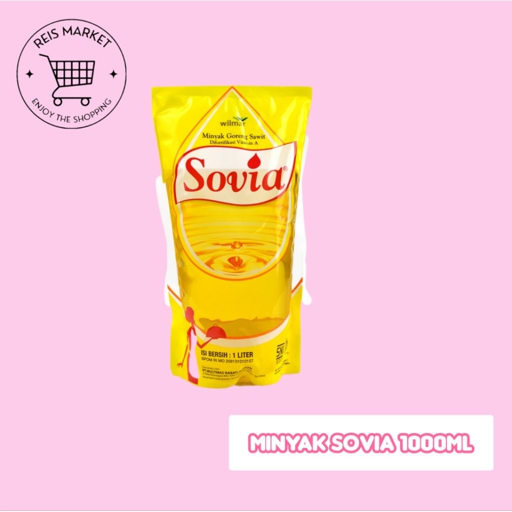 

SOVIA MINYAK GORENG REFILL 1000ML/BEST SELLER/SOVIA MINYAK GORENG REFILL 1000ML