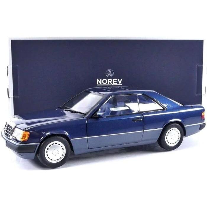 1/18 NOREV MERCEDES BENZ 300CE C124 BLUE DIECAST NOT W204 W140