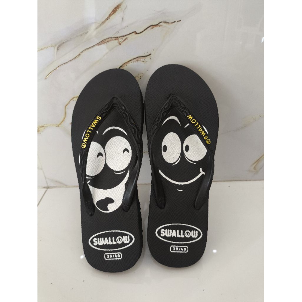swallow nice emoji asli sendal jepit wanita