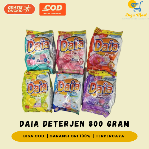 Daia Deterjen 800 gram