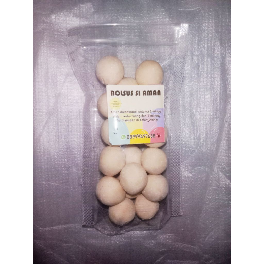 

bola susu viral rasa marie biskuit