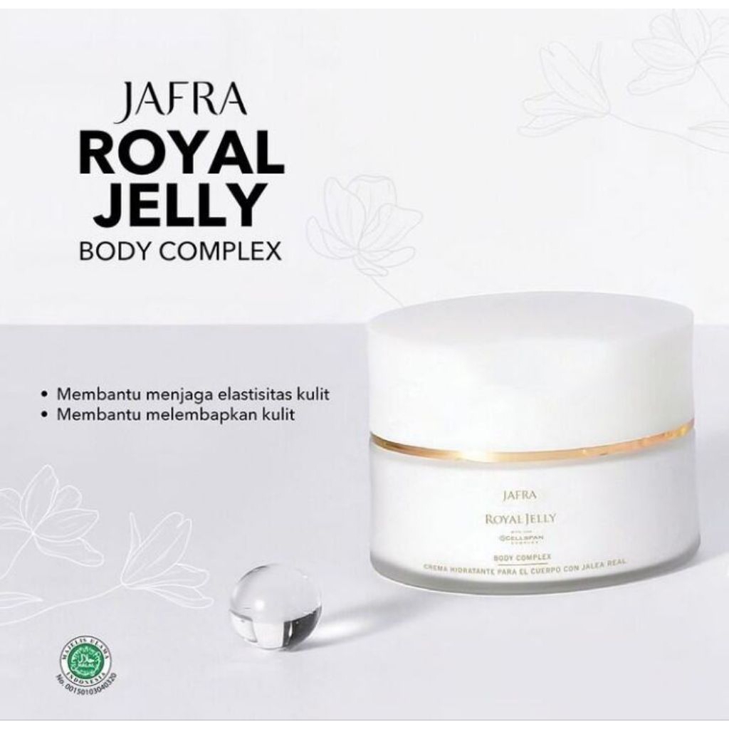 Jual Murah Jafra Royal Jelly Body Complex Pelembab & Pencerah Tubuh Original