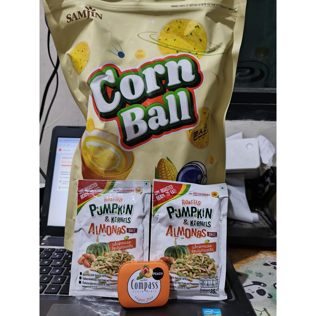 

Samjin Corn Ball 225gr Cemilan Korea termurah buy 1 get 4 paket termurah