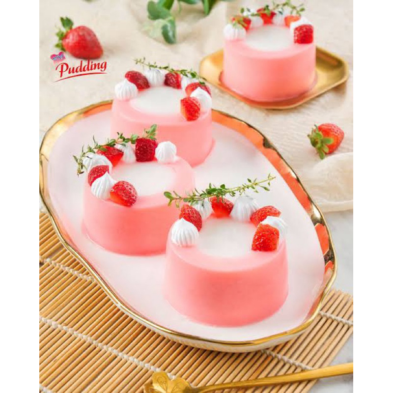 

PUDDING SUSU RASA KOREAN STRAWBERRY 145 GR - NUTRIJELL