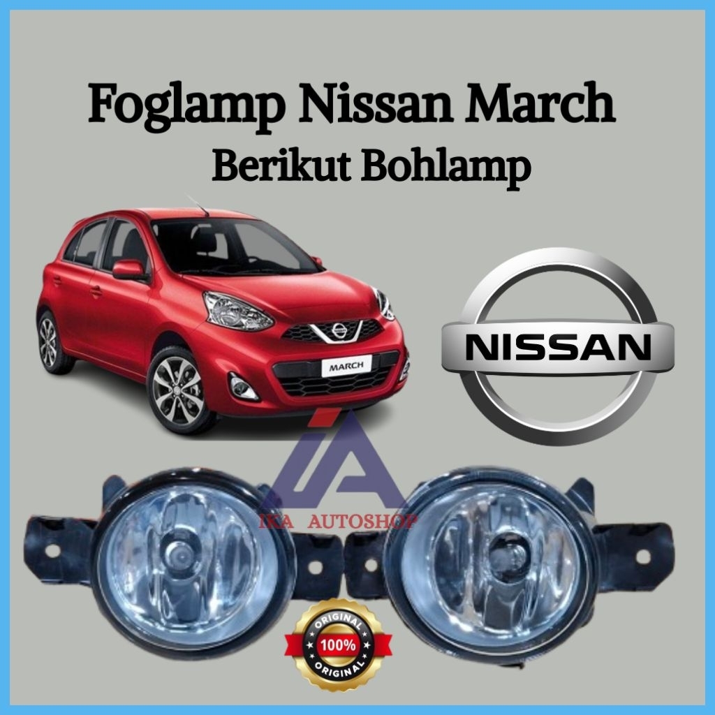 FOGLAMP LAMPU KABUT NISSAN MARCH