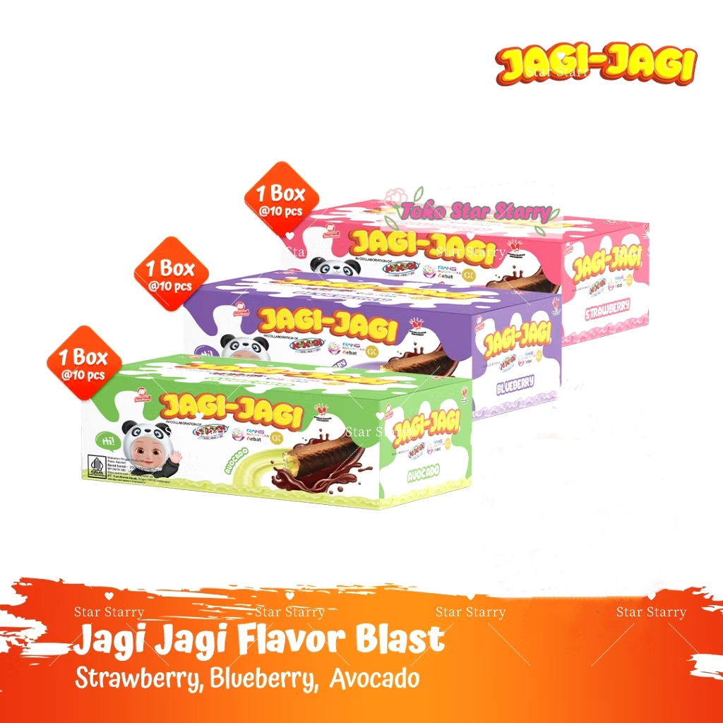 

[Per Kotak] Jagi Jagi Flavor Blast Snack 20gr [1 Box @ 10 Pcs] Snack Viral Halal Bpom Halal Mui Snack Jagi Jagi