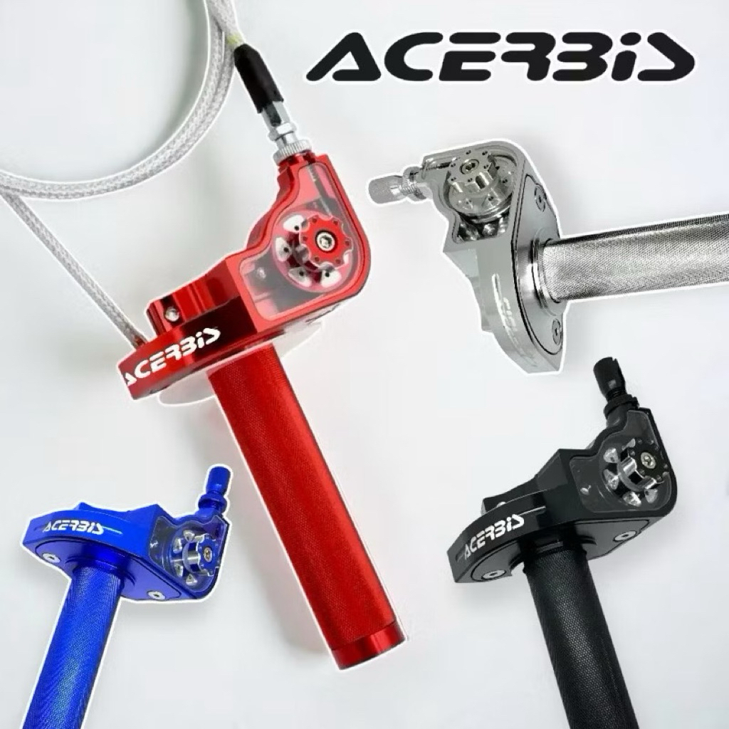 COD Gas Spontan ACERBIS av1 dan V2 full roller CNC include kabel   Cocok untuk KTM YZ KX KXF KLX CRF
