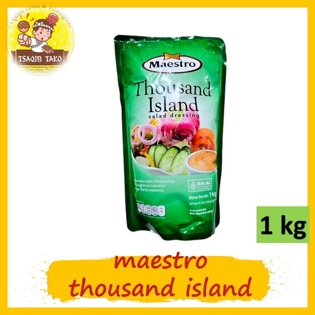 

maestro mayonaise thousand island pouch 1KG