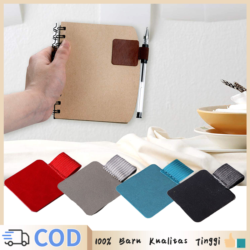 

4pcs Leather Clip Pen Holder Universal Self-Adhesive Leather Pen Holder Leather Pen Holder For All Pad Case Tablet Cover