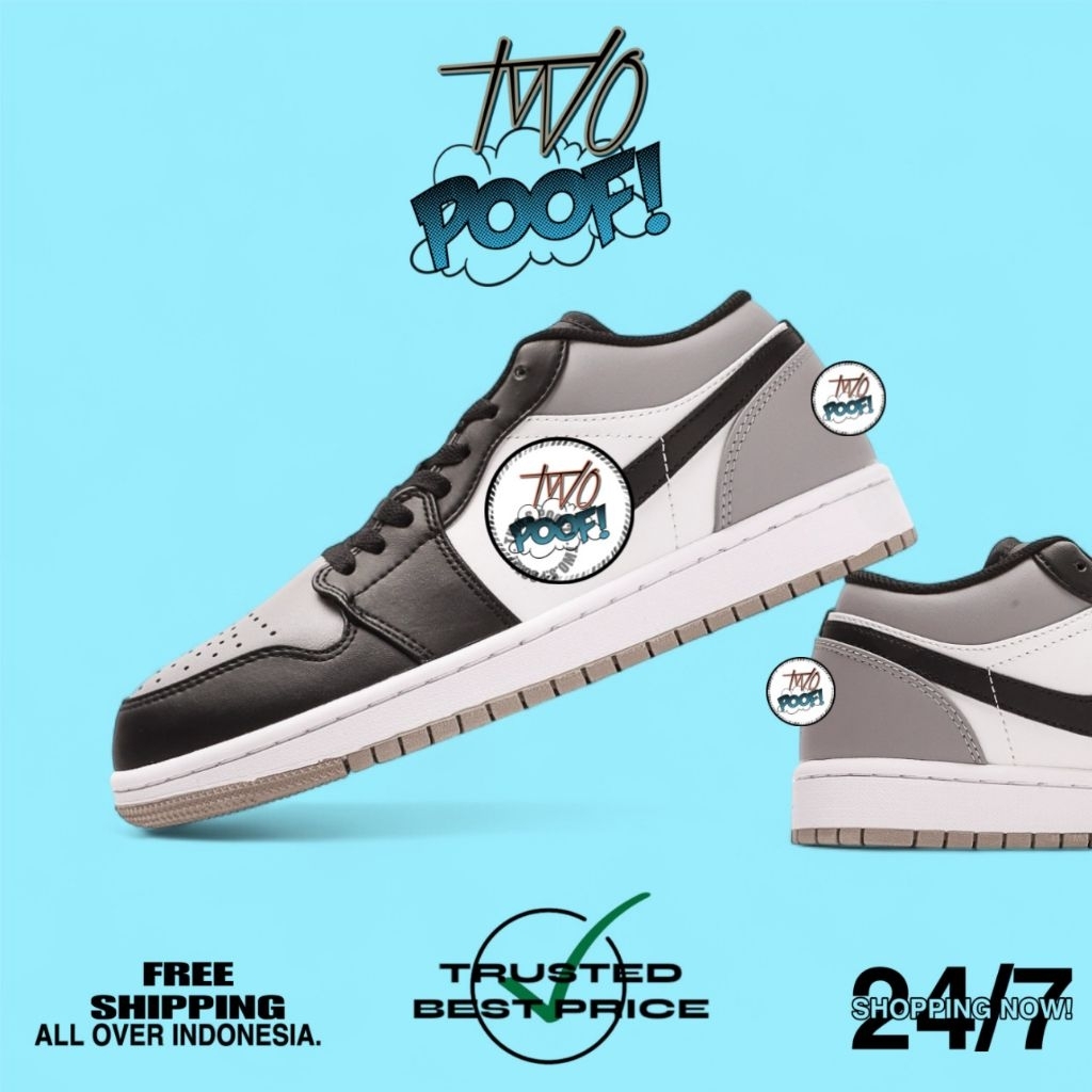 

Sneakers | A.J.1 Low Atmosphere Grey Black “ BNIB