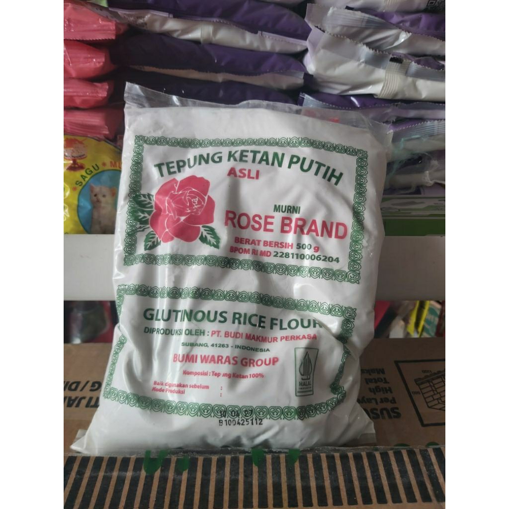 

Tepung Ketan Putih Rosebrand 500gr