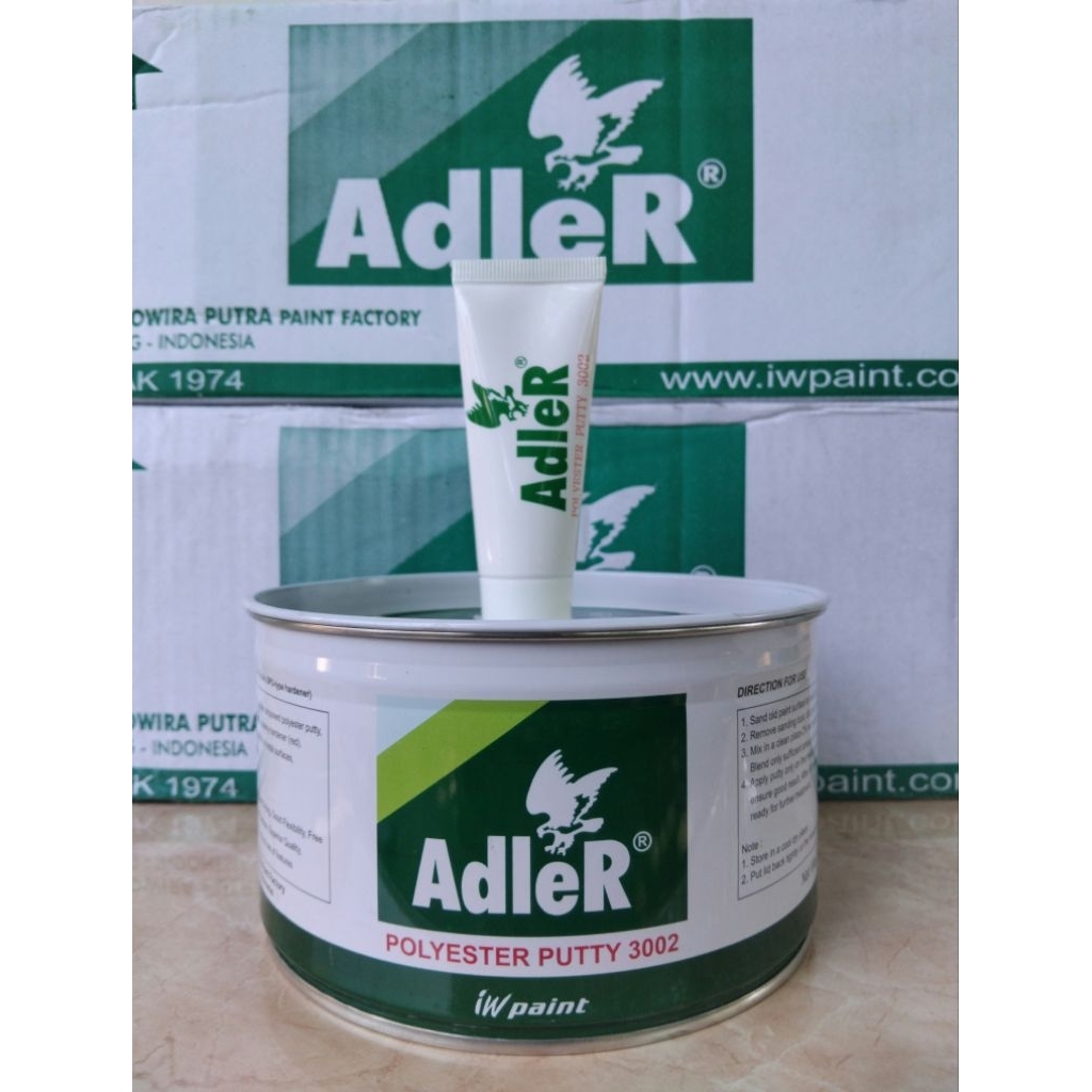 Dempul Adler/dempul putih obat merah Adler 1kg