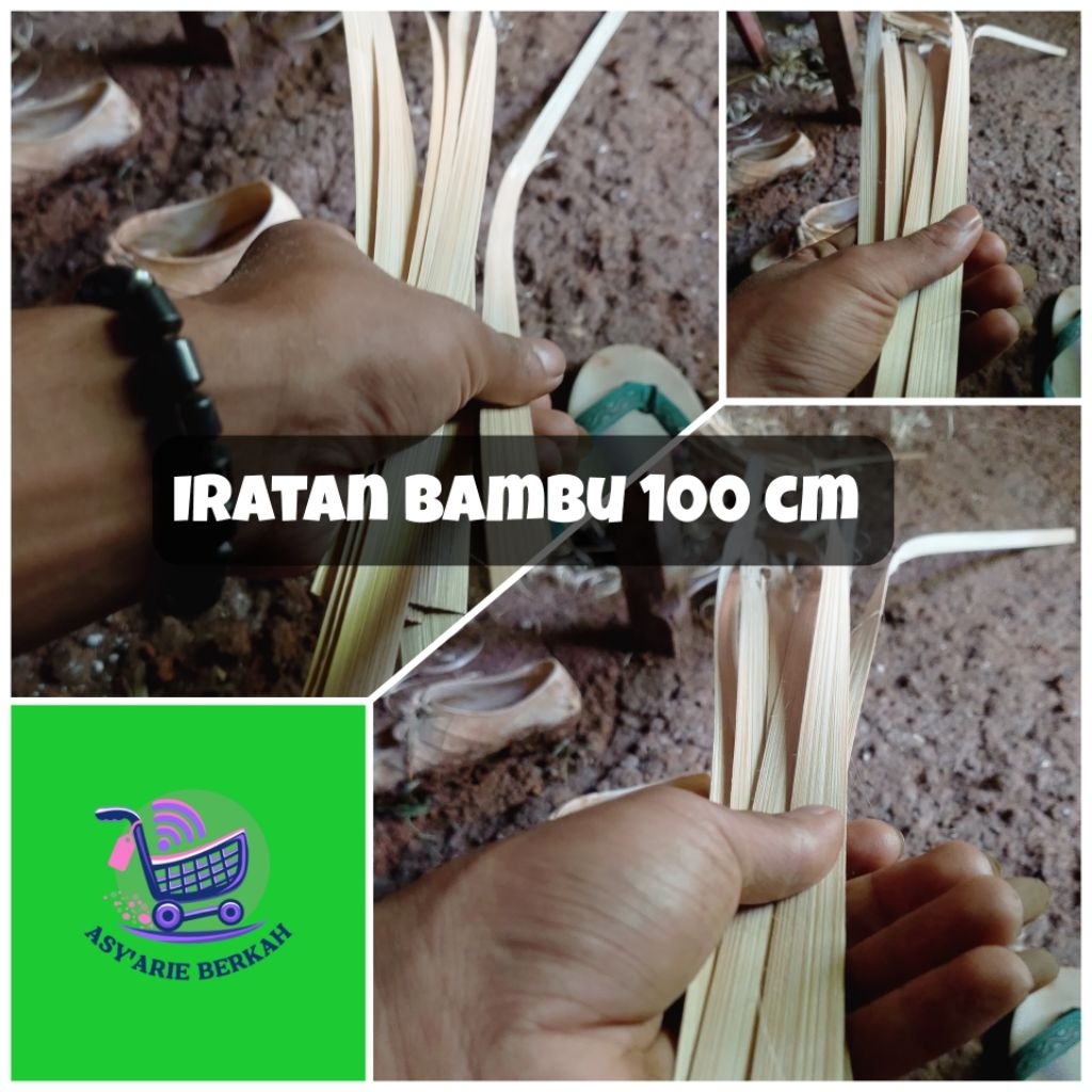 

Iratan bambu 100 cm isi 30 pcs bahan kerajinan