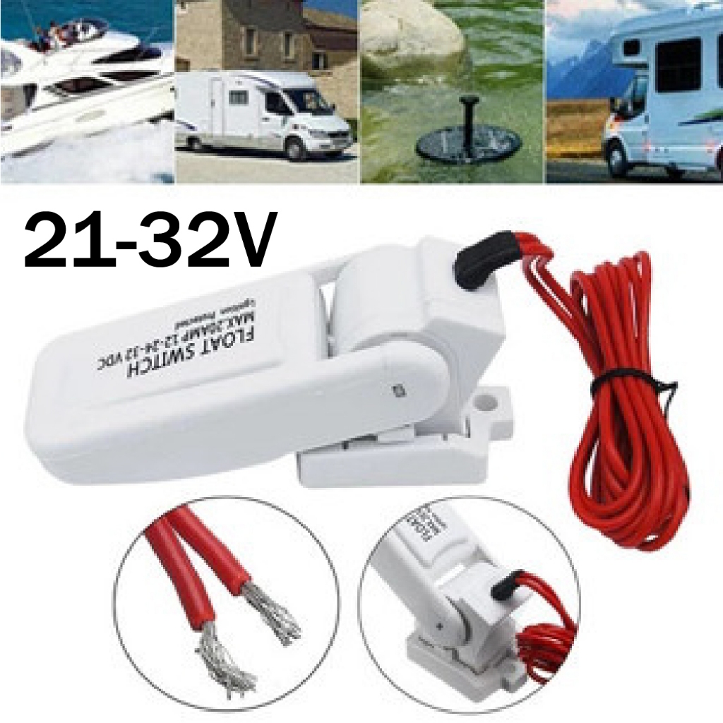 12V 1100GPH Automatic Bilge Pump Boat Submersible Pump Marine Float Switch