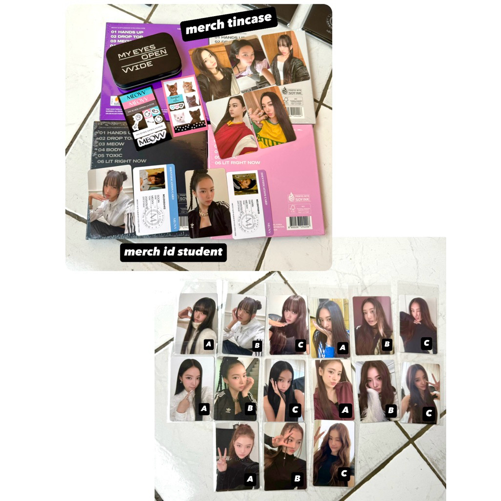 PHOTOCARD MEOVV SOOIN GAWON ANNA NARIN ELLA