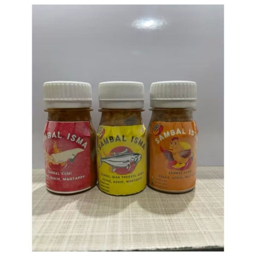 

1 Pcs SAMBAL BOTOL CUMI AYAM TONGKOL ASAP UKURAN SEKALI MAKAN