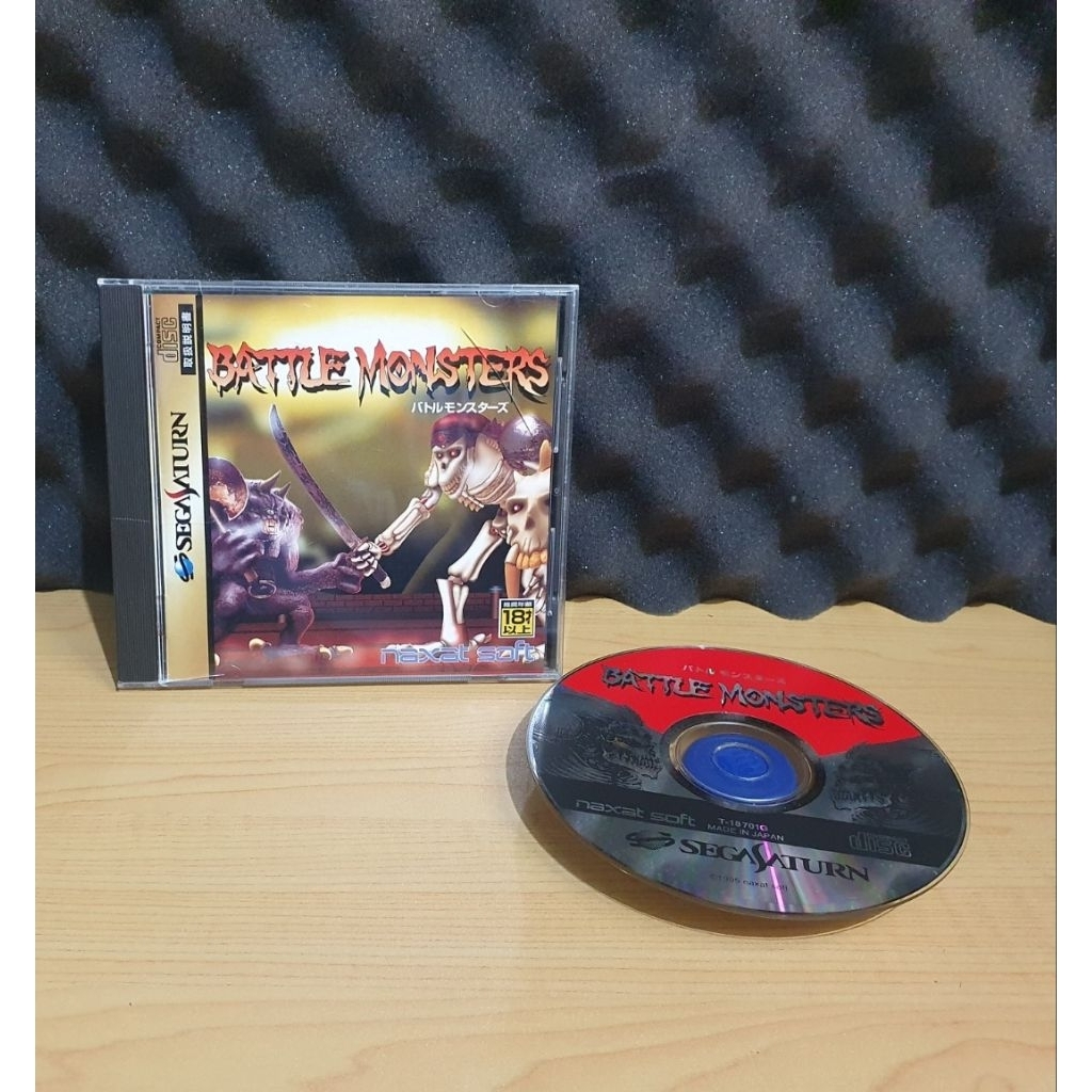 Kaset Sega Saturn battle Monster Original