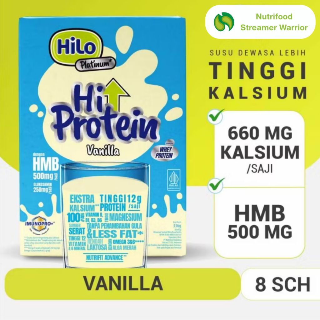

HILO PLATINUM VANILLA + HMB 500 MG