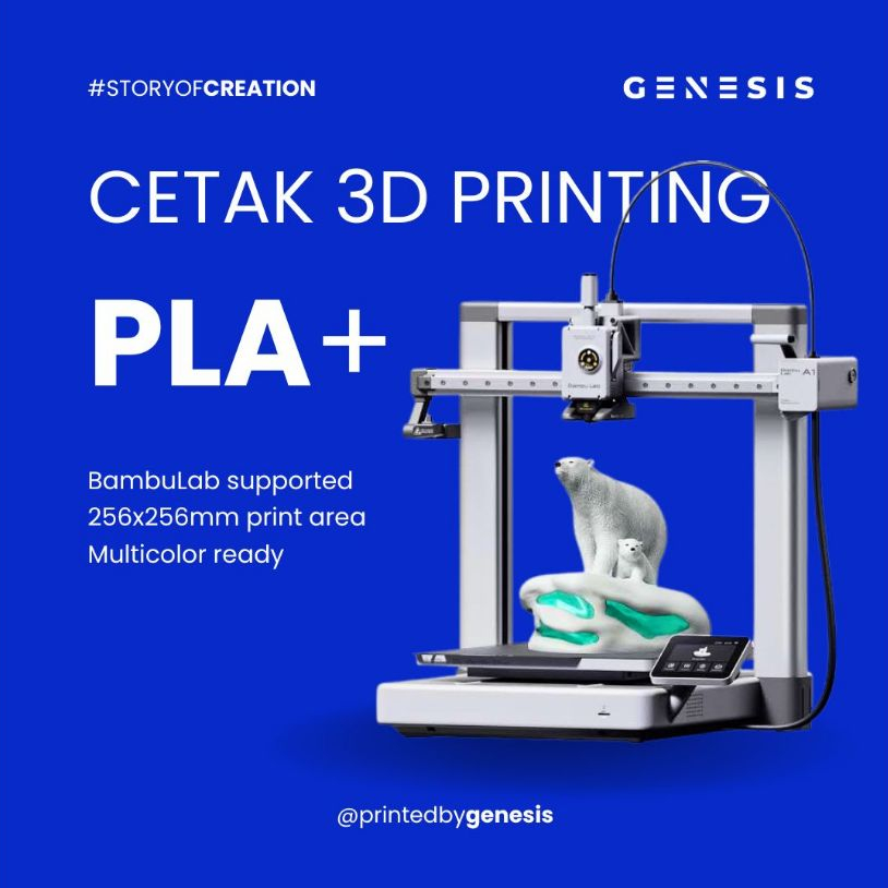 Jasa Cetak 3D Printing PLA+ / Custom 3D Printing