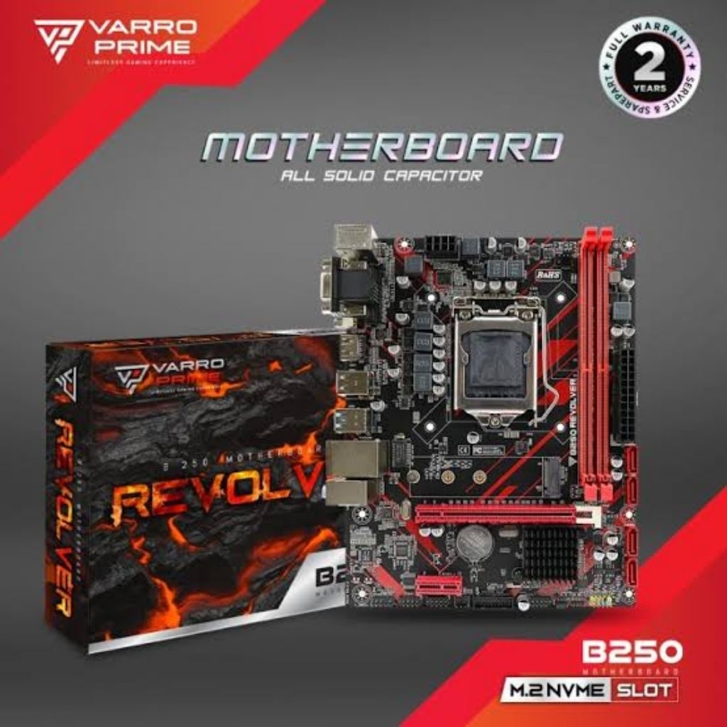 MOTHERBOARD VARRO B250 1151 GARANSI