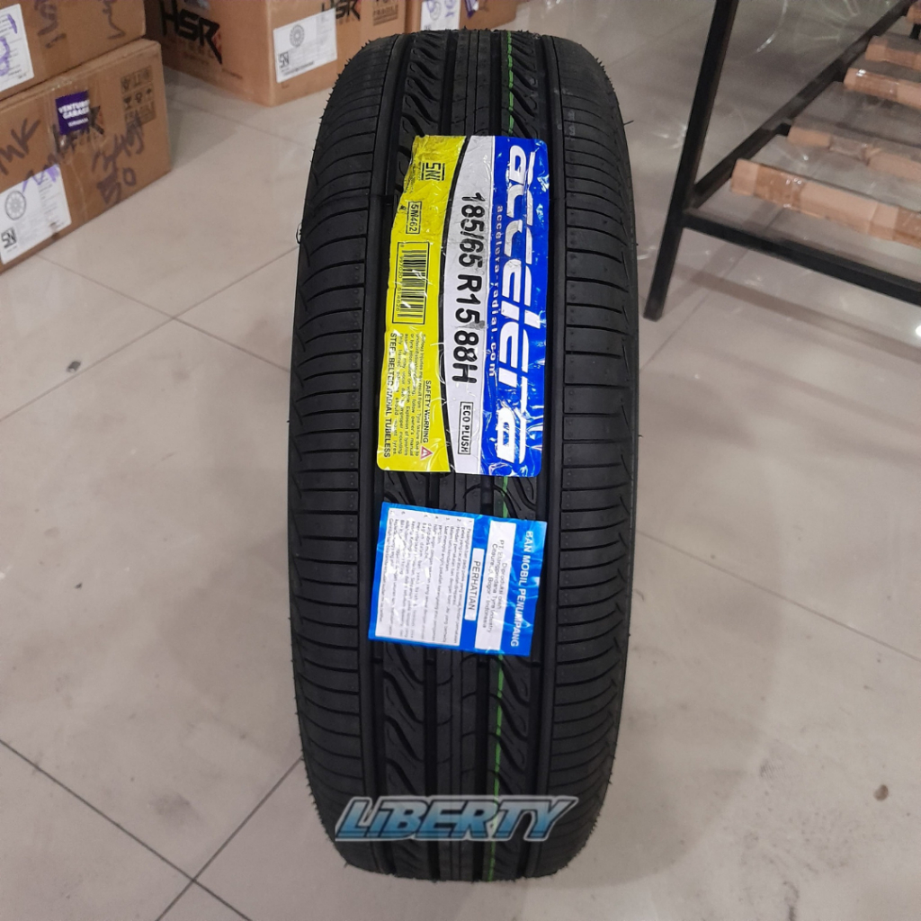 Jual Ban Mobil Standar Mobilio Ring 15 Merek ACCELERA ECO PLUSH 185 65 R15 Ban Ertiga Murah Surabaya