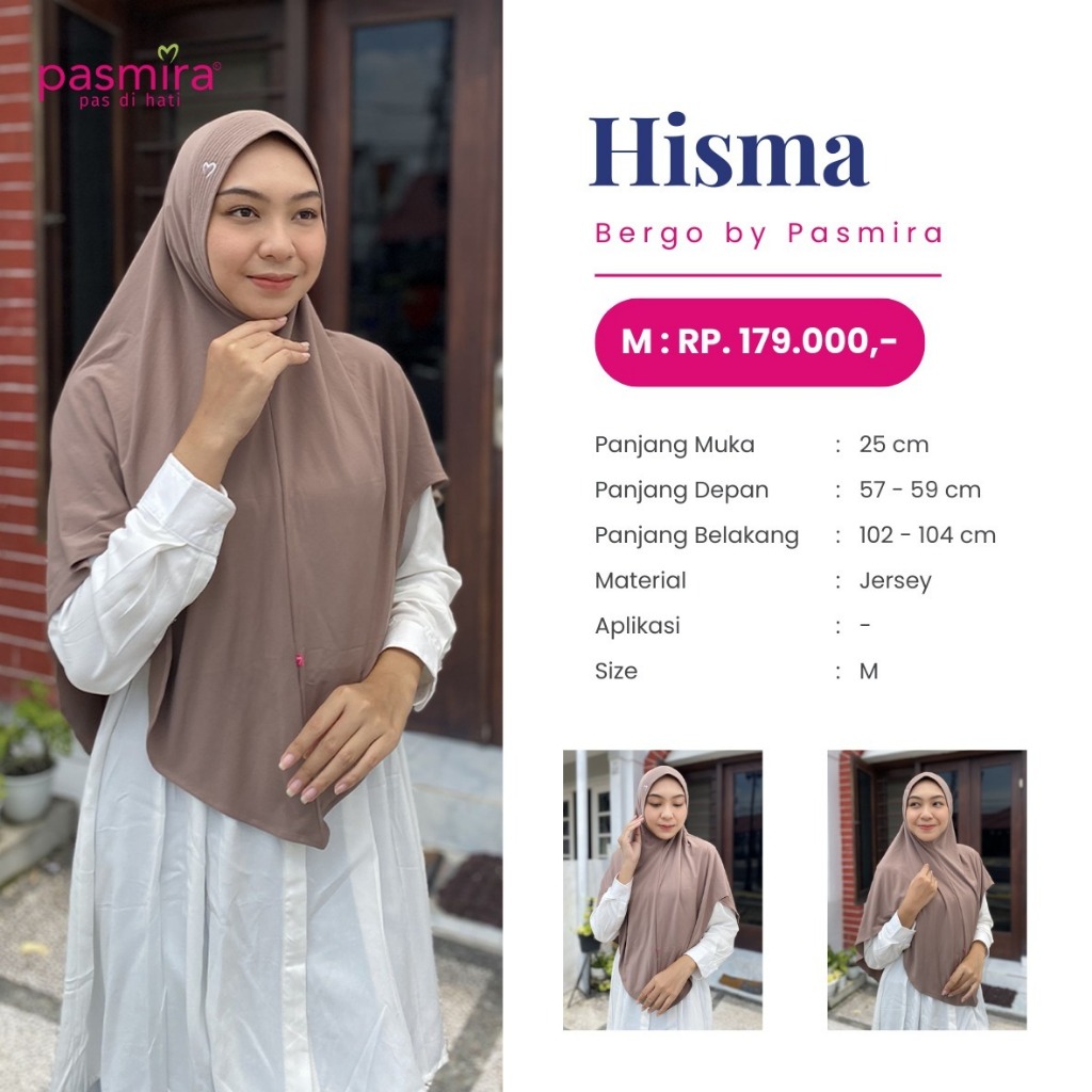 PASMIRA - HISMA M// HIJAB BERGO HISMA BY PASMIRA