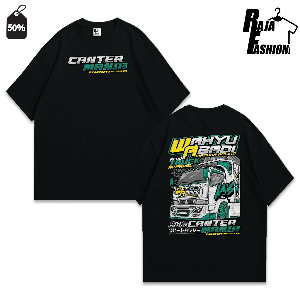 Kaos Truck Wahyu Abadi Madura Racing | Kaos Truck Oleng | Kaos Truk Oleng | Kaos Numpak Center Truck