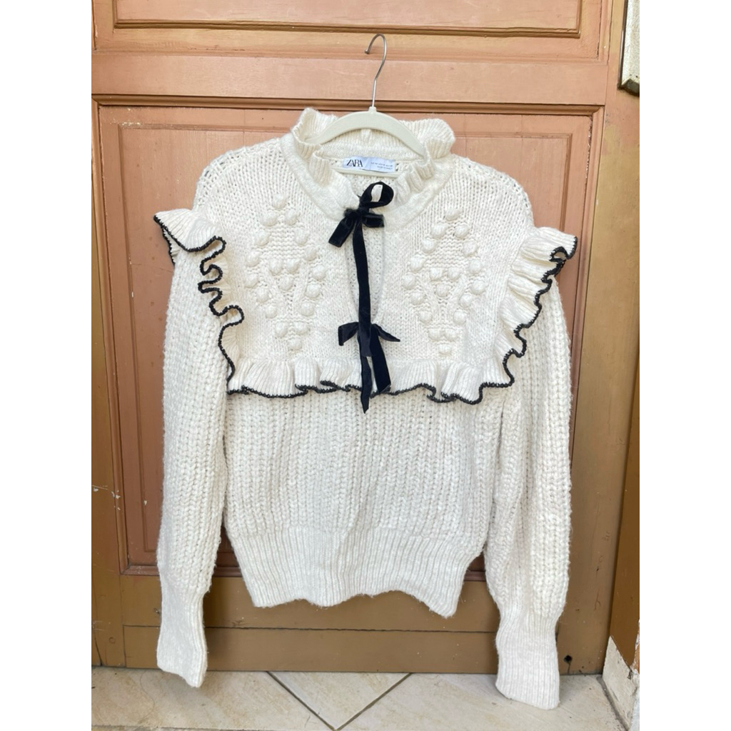 sweater ruffle (zara)
