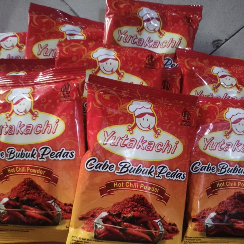 

Cabe Bubuk Pedas 100 gram Yutakachi