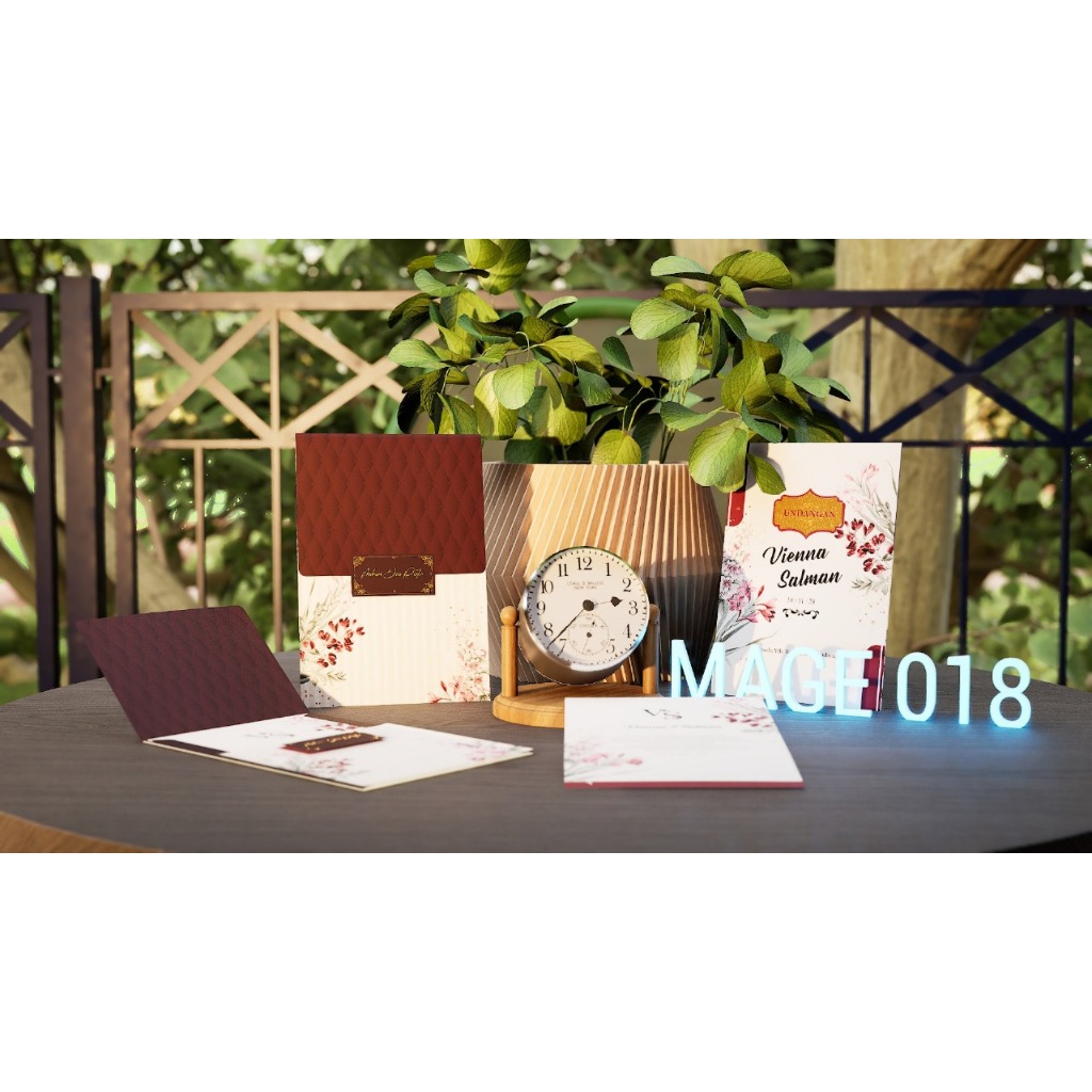MAGE 18 (Amplop + Isi) Blangko Undangan | Undangan Murah