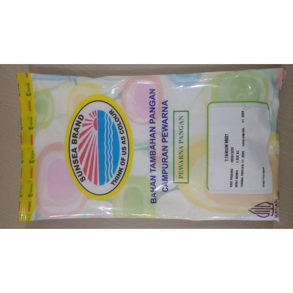 

titanium(pewarna makanan)