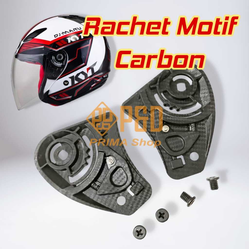 Rachet Helm Kyt Dj Maru, Kyt Galaxi, kyt Dj Maxi Rachet kaca Motif karbon