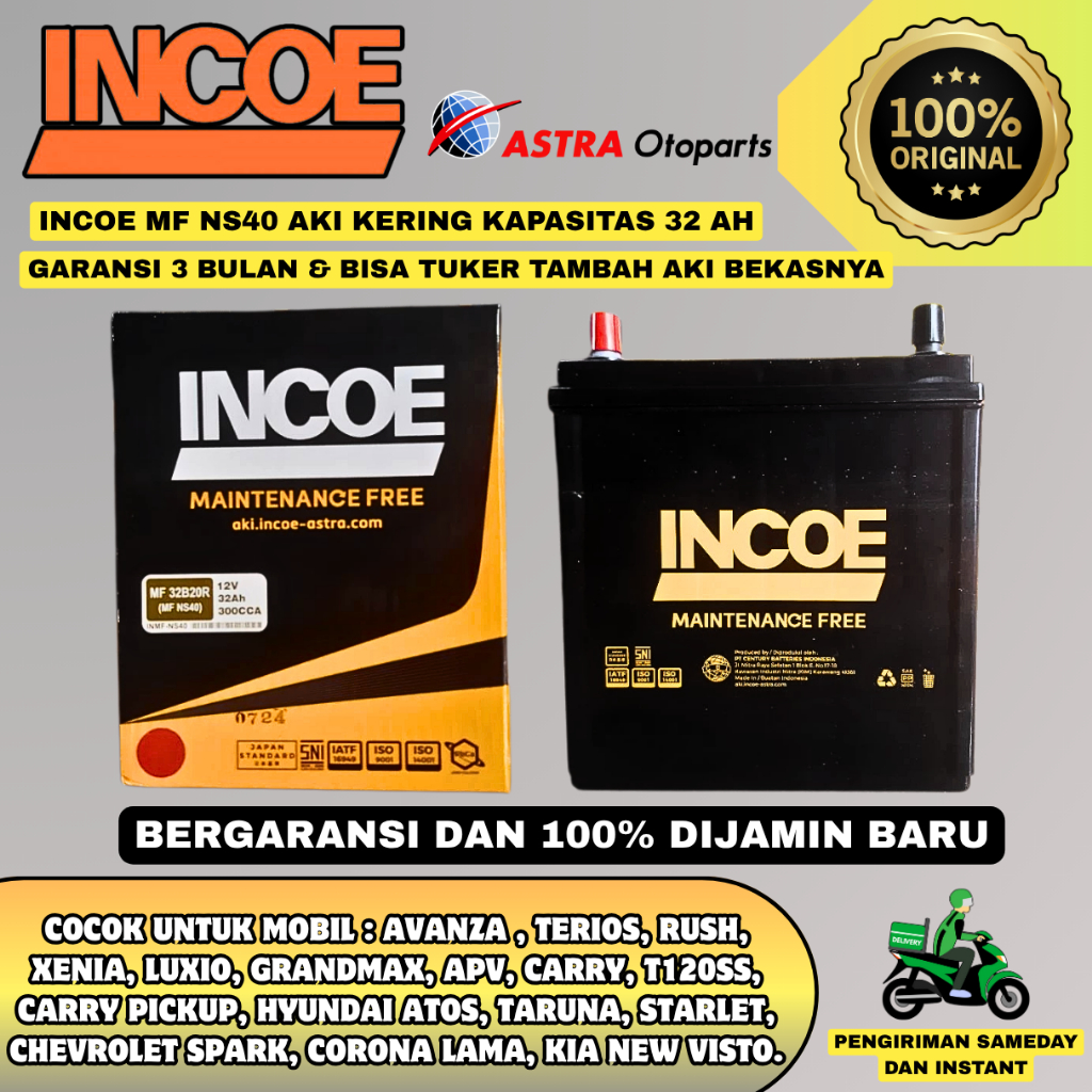 AKI MOBIL AVANZA , RUSH , GRANDMAX , TERIOS , CARRY PICK UP NEW , CARRY TAYO , KIA VISTO NEW NS40 IN