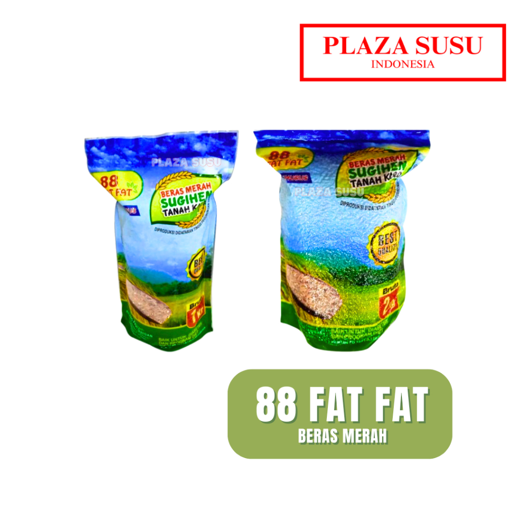 

BERAS DIABETES UNTUK DIET 88 FAT FAT BERAS MERAH SUGIHEN TANAH KARO POUCH