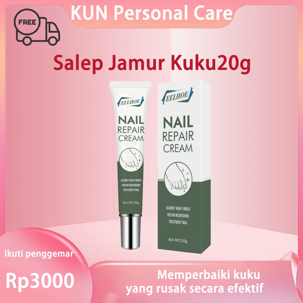 EELHOE Salep Jamur Kuku20g Obat Jamur Kuku Obat Kuku Jamur Dan Rusak Nail Repair Essence Memperbaiki