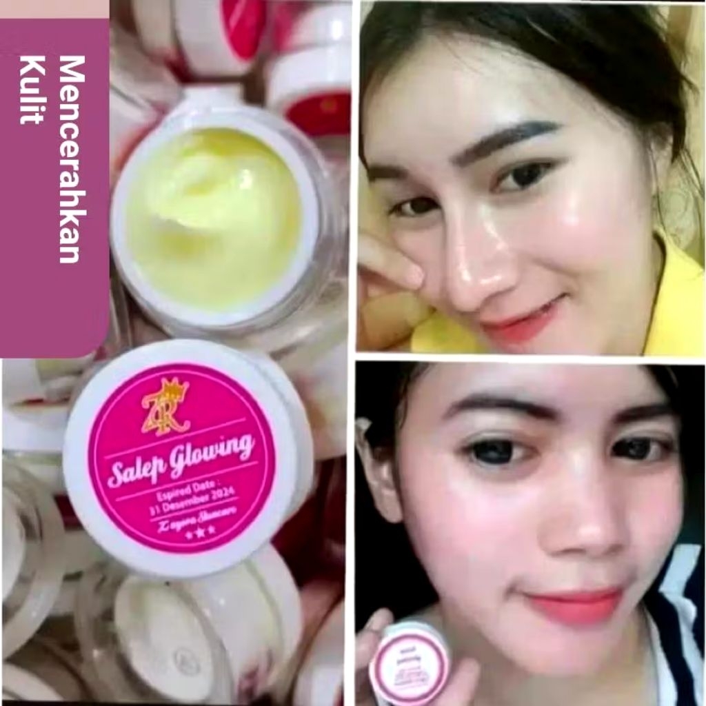 SALEP GLOWING ZAYORA 5gr SKINCARE BPOM