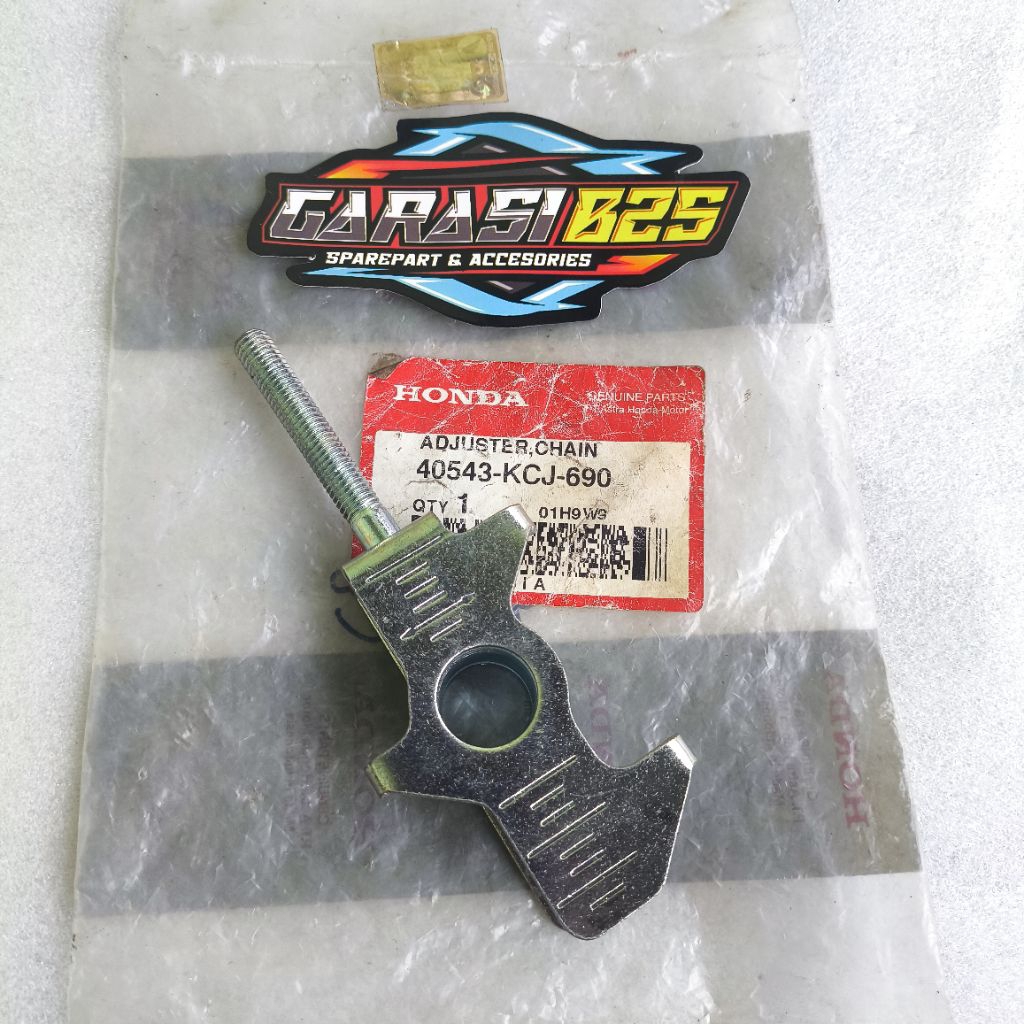 40543-KCJ-690 Adjuster Chain Anting Setelan Rantai Honda Tiger Lawas Tiger 2000 Original AHM