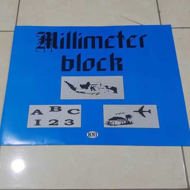 

Milimeter Block A3 Kertas Kotak Skala Teknik dan Desain
