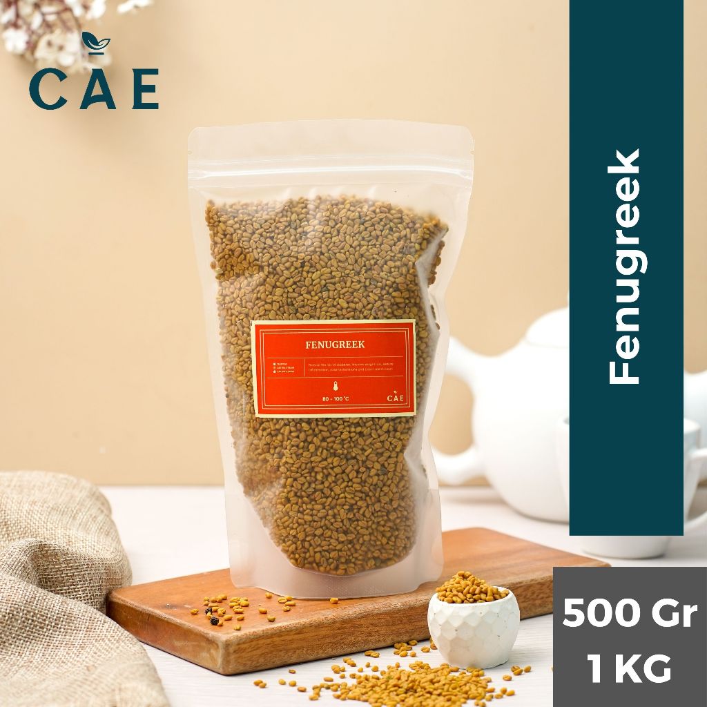 

Fenugreek Seed Biji Kelabat Klabet Halba Hulbah Kering Herbal