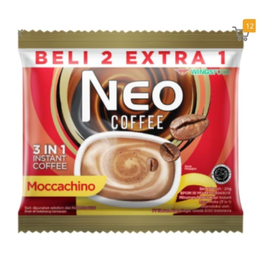 

NEO COFFEE INSTAN /20gr /renceng