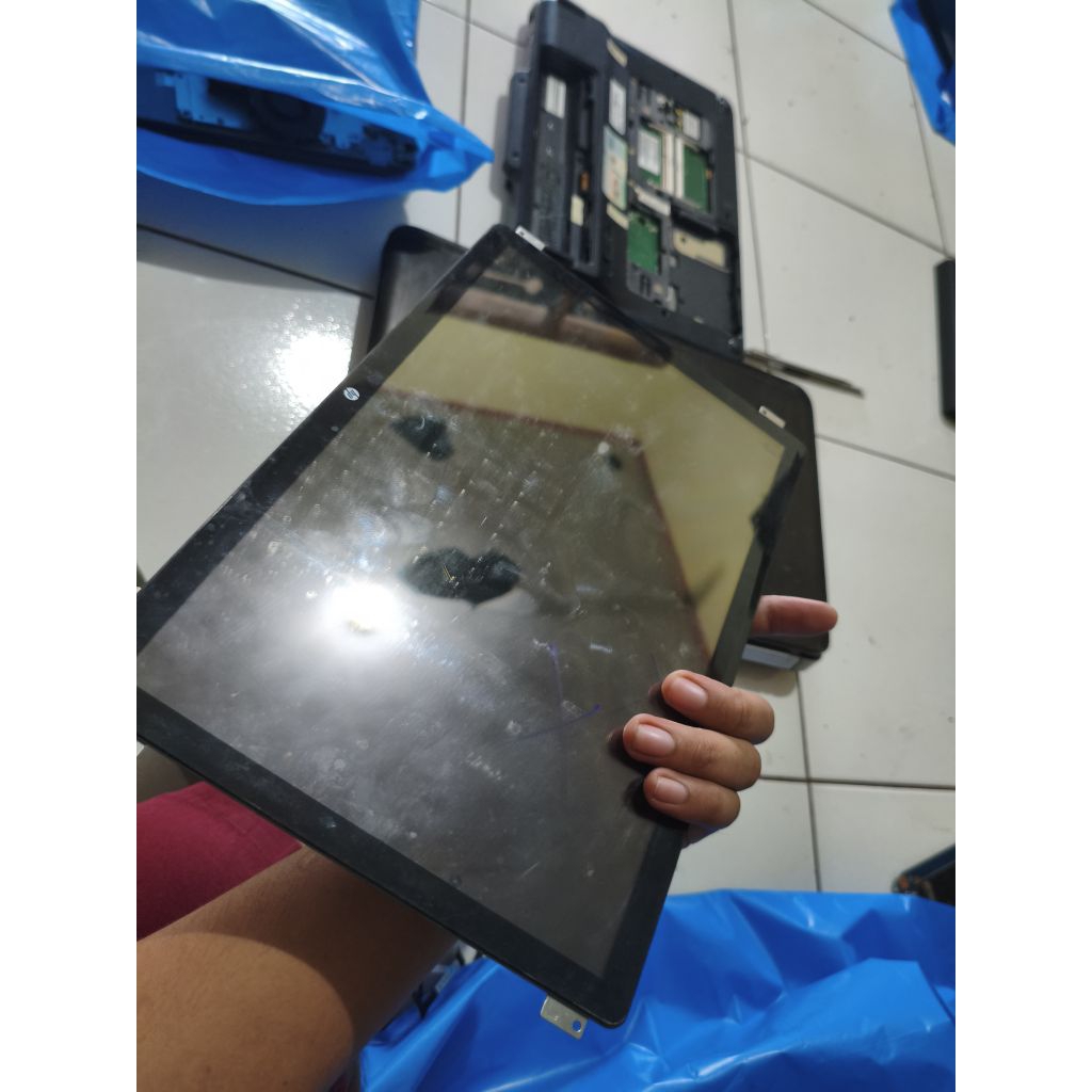 bahan lcd touchscreen laptop hp touchsmart tm2 ori