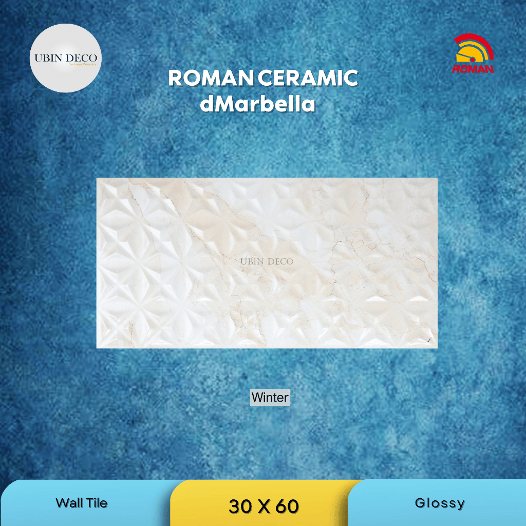 ROMAN KERAMIK dMARBELLA WINTER 30 X 60 cm (PER Dus/Box)