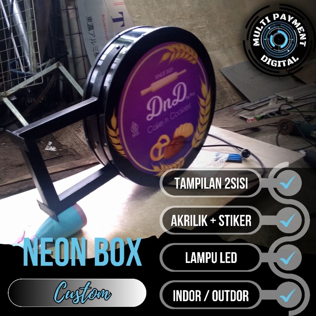 NEON BOX BULAT AKRILIK CUSTOM