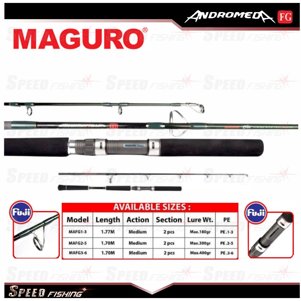 Joran Maguro Andromeda FG Joran Pancing Jigging Spinning