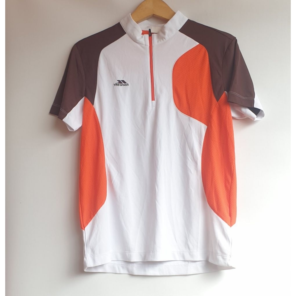 Kaos Sepeda Baselayer Trespass Pakaian Olahraga Pria Baju Drypit Outdoor Jersey Thrift Like New Prel