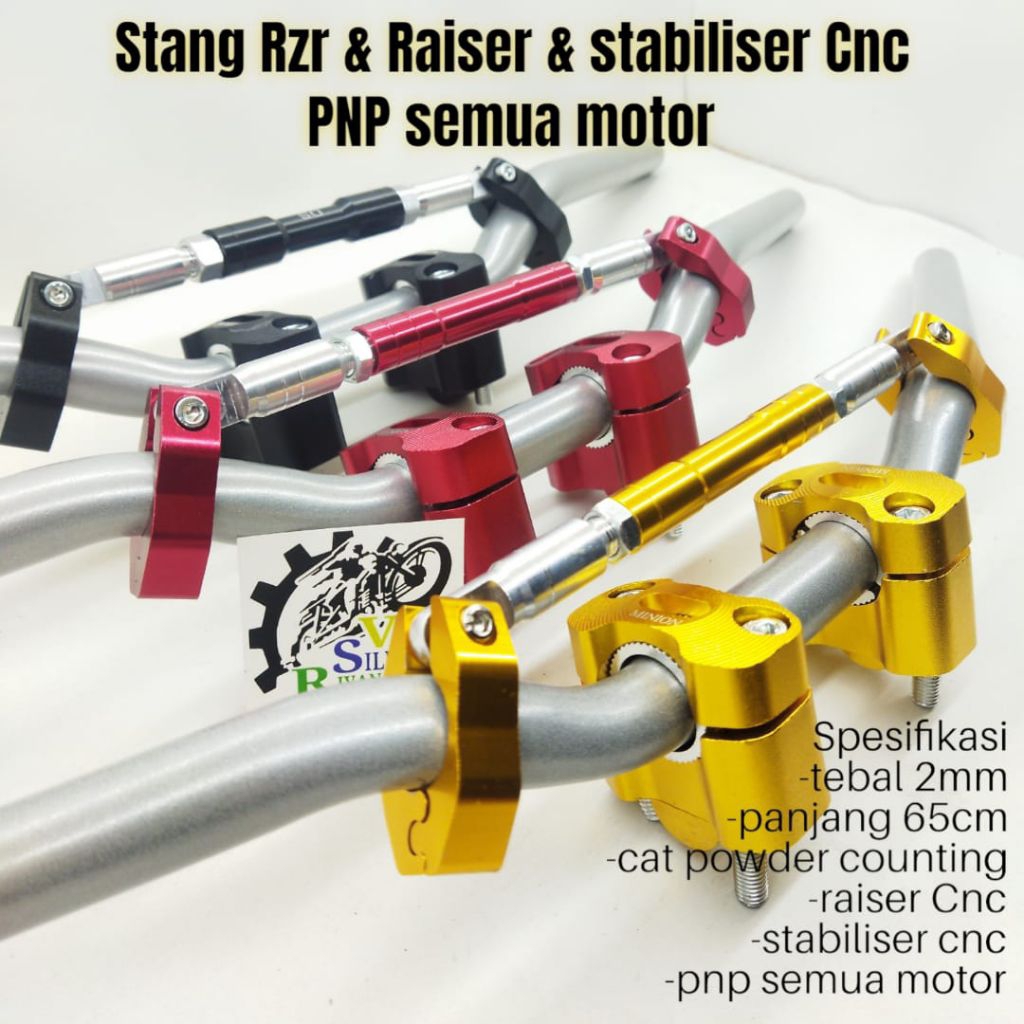 stang setang stir rzr raiser stabilizer palang stang PNP semua motor