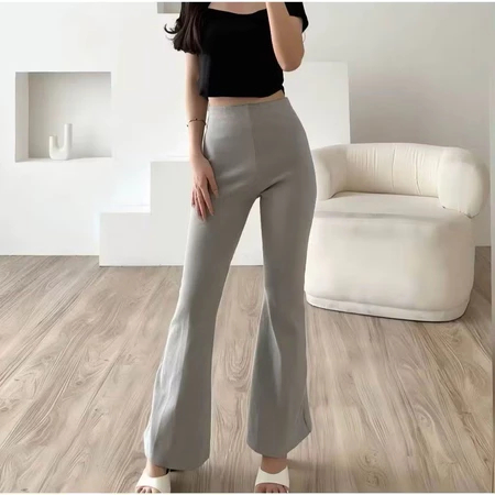 Celana CUTBRAY wanita scuba jumbo celana cutbray highwaist wanita scuba BB 40-105 BIG SIZE